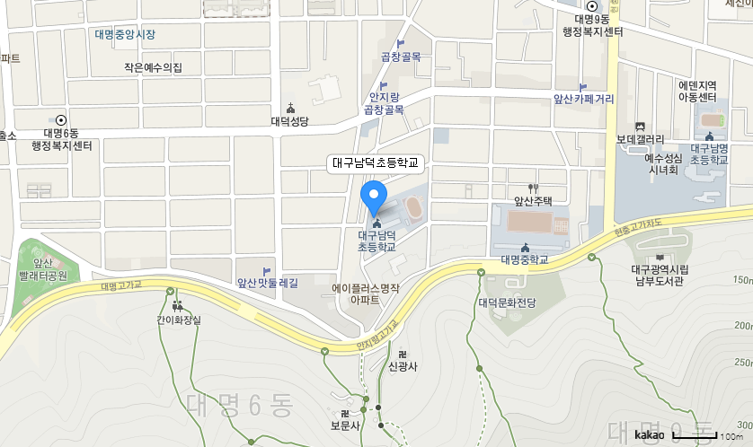 학교 찾아오시는 길 지도